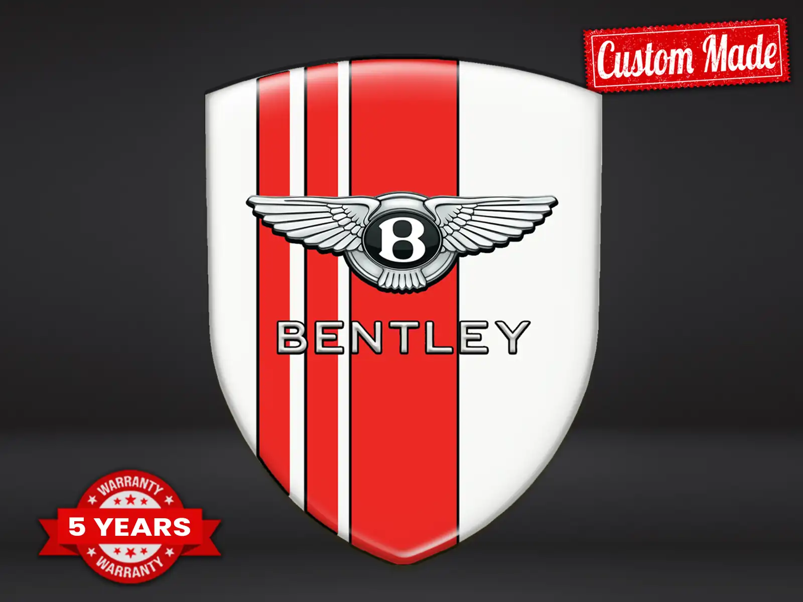 Bentley Pegatinas Silicona Auto Resistentes Limitadas Alta Calidad